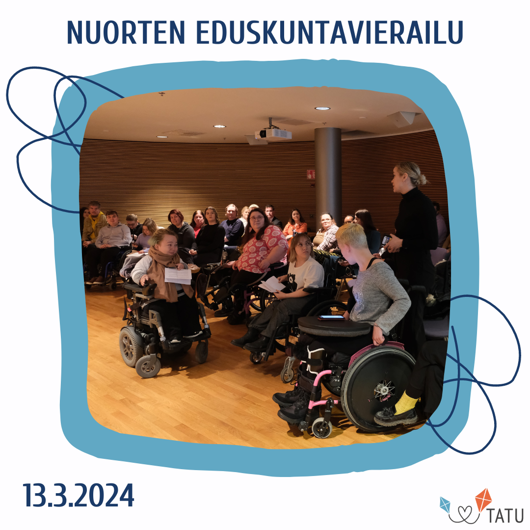 Nuoret kehittäjät vaikuttajina kuvassa nuoria ja kansanedustajia
